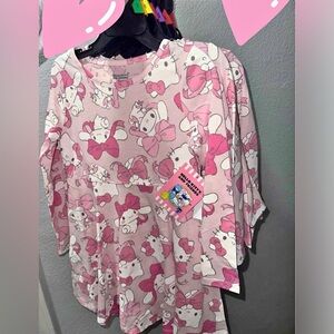 BNWT 🎀Adorable pink Hello Kitty 🎀 and friends Dress for Kids